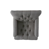 Malone Charcoal Grey Club Chair by Christopher Knight Home