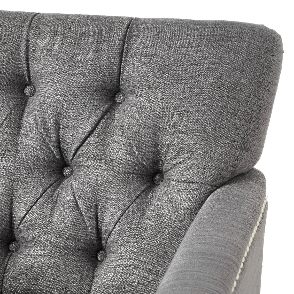 Malone Charcoal Grey Club Chair by Christopher Knight Home