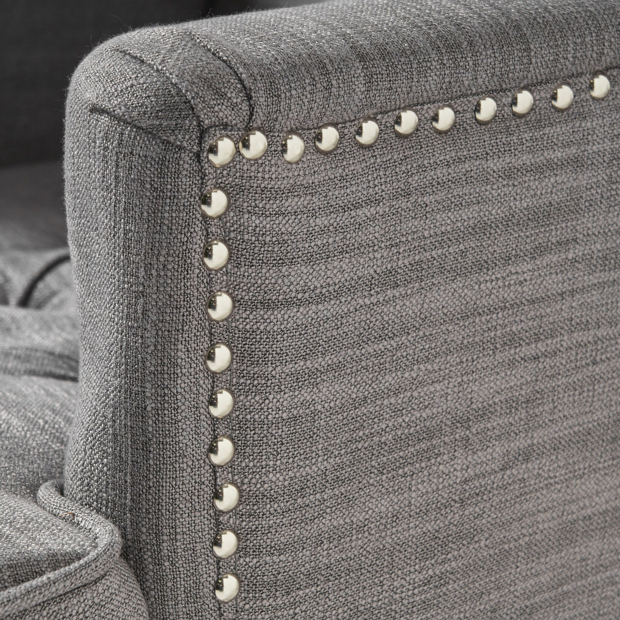 Malone Charcoal Grey Club Chair by Christopher Knight Home
