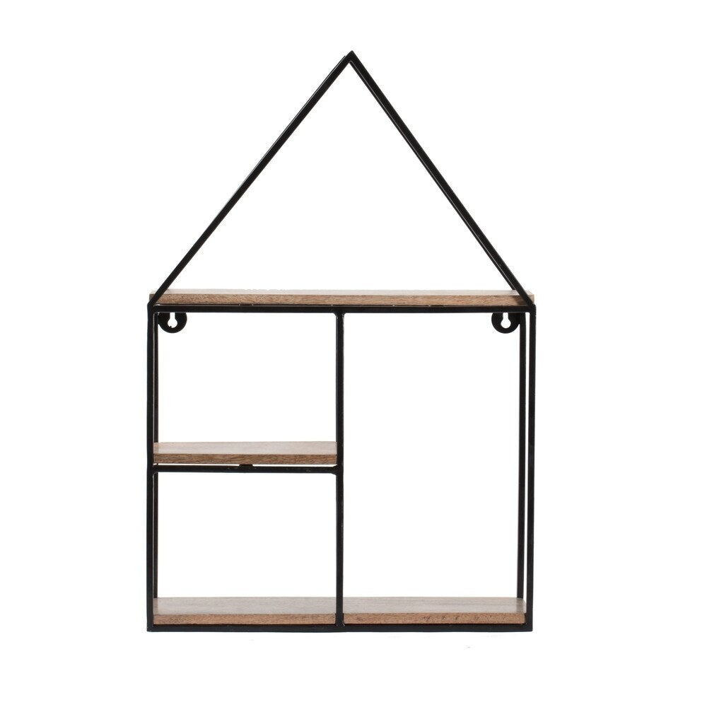 Malroy Hut Shaped Floating Wall Shelf - 21 x 14 x 4.75