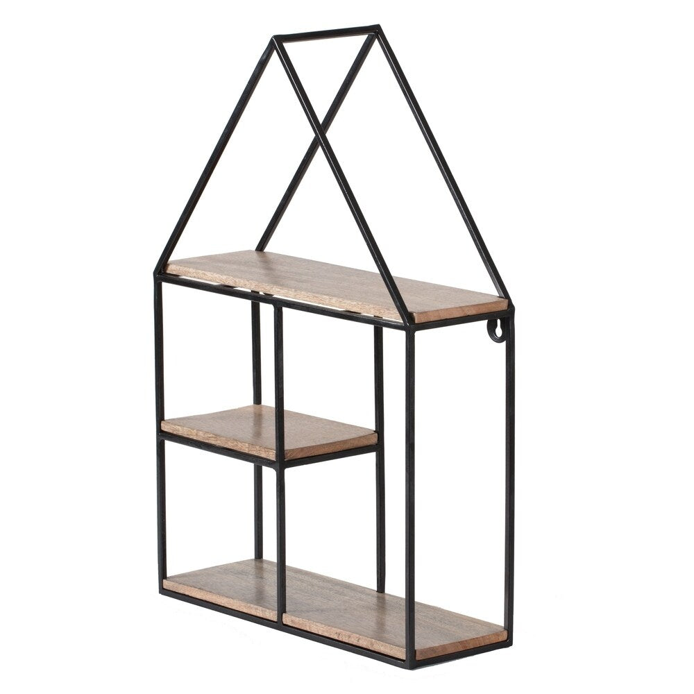 Malroy Hut Shaped Floating Wall Shelf - 21 x 14 x 4.75