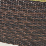 Malta Outdoor 4-piece Wicker Chat Set with Cushions by Christopher Knight Home