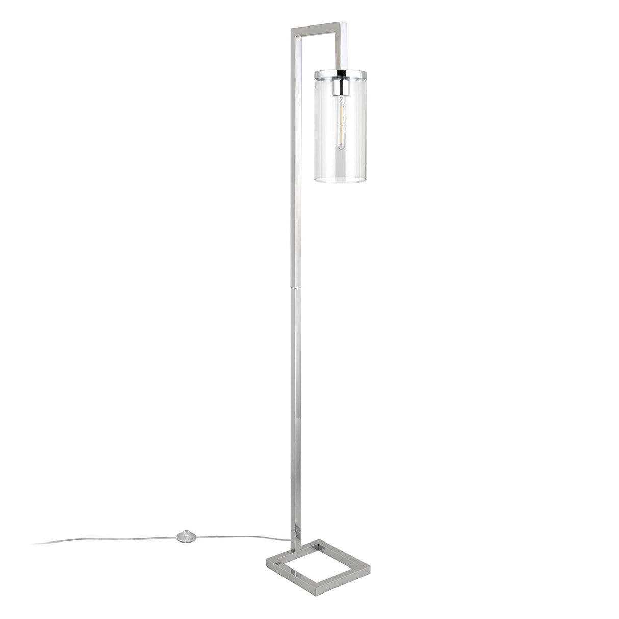 Malva 67.75" Tall Floor Lamp with Glass Shade - 11" Wide
