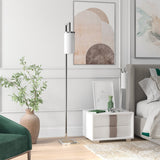 Malva 67.75" Tall Floor Lamp with Glass Shade - 11" Wide