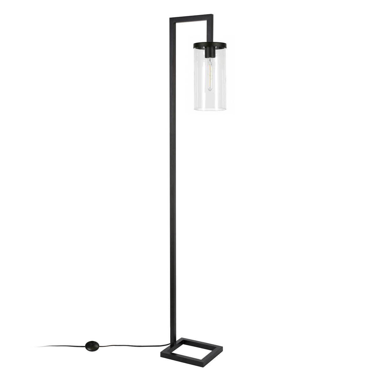 Malva 67.75" Tall Floor Lamp with Glass Shade - 11" Wide