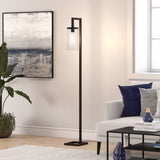Malva 67.75" Tall Floor Lamp with Glass Shade - 11" Wide