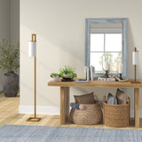 Malva 67.75" Tall Floor Lamp with Glass Shade - 11" Wide