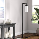 Malva 67.75" Tall Floor Lamp with Glass Shade - 11" Wide