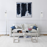 Malva 67.75" Tall Floor Lamp with Glass Shade - 11" Wide