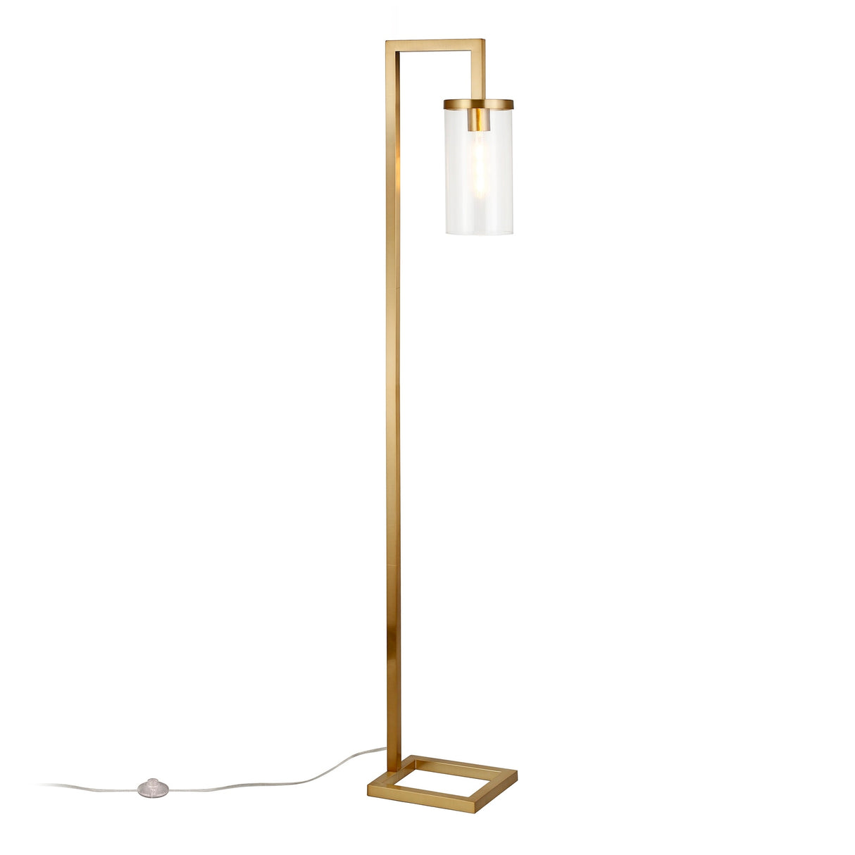 Malva 67.75" Tall Floor Lamp with Glass Shade - 11" Wide
