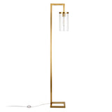 Malva 67.75" Tall Floor Lamp with Glass Shade - 11" Wide