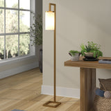 Malva 67.75" Tall Floor Lamp with Glass Shade - 11" Wide