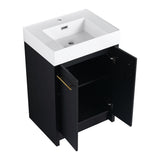 Malwee 24"/30"/36"/48" Bathroom Vanity with Sink, FreeStanding Vanity with Soft Close Doors and adjustable shelf