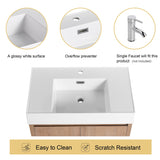 Malwee 24"/30"/36"/48" Floating Bathroom Vanity with Sink