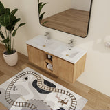 Malwee 48" Floating Bathroom Vanity with Resin Sink