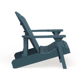 Eco-friendly Synthetic Wood Folding and Reclining Adirondack Chair