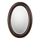 Copper Grove Aldosa Oval Mirror - Antique Silver - 22.45x29.45x0.906