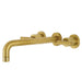 Kingston Brass Manhattan 3-Hole Wall Mount Roman Tub Faucet