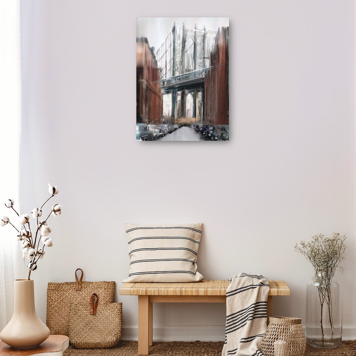 Manhattan Bridge By Studio Arts Canvas Art Print