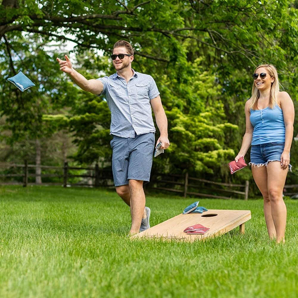 Manhattan College Jaspers LED 2x3 Cornhole Set