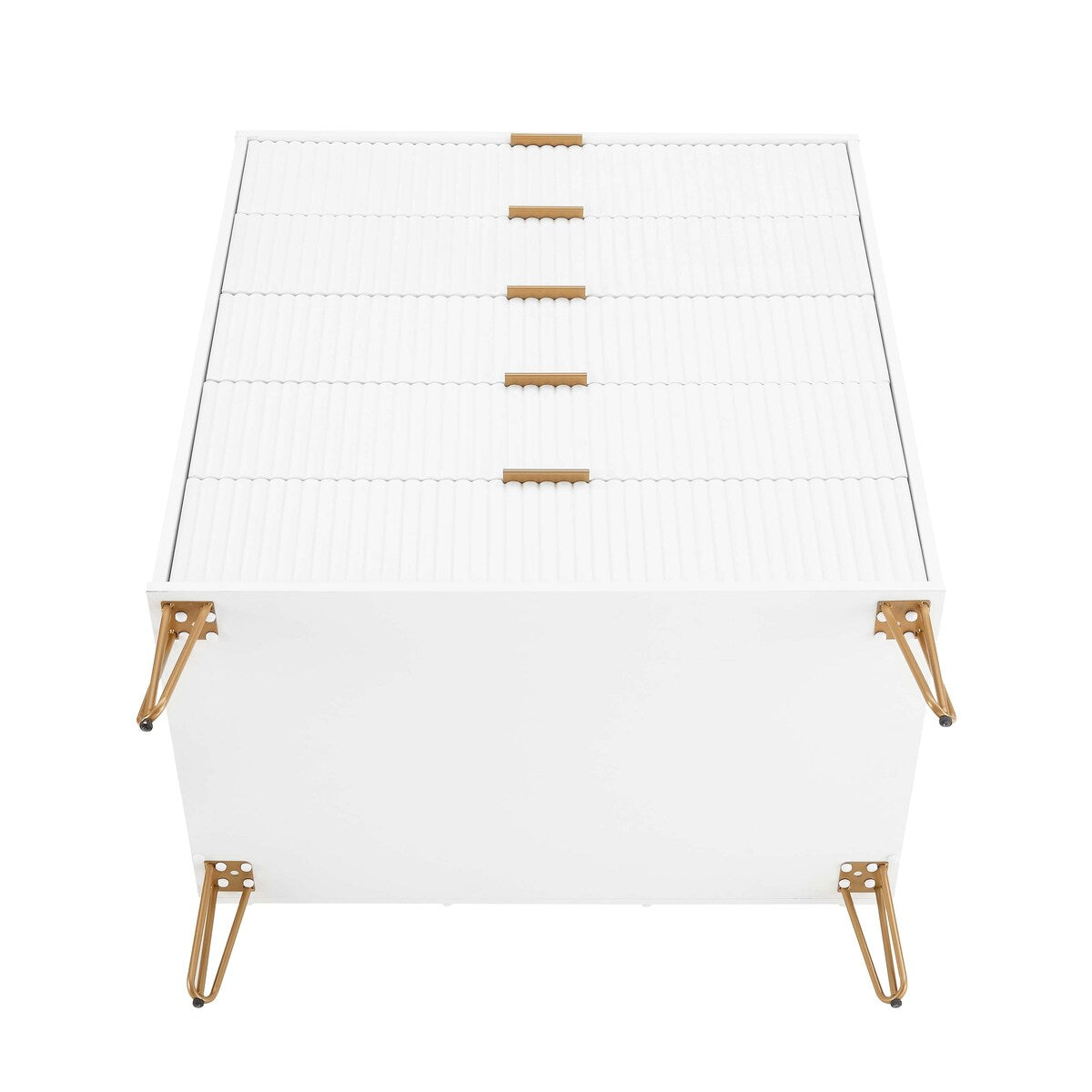 Manhattan Comfort 3-Piece Dumbo Modern 5-Drawer Tall Dresser Nightstand Combo Set