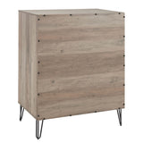 Manhattan Comfort 3-Piece Dumbo Modern 5-Drawer Tall Dresser Nightstand Combo Set