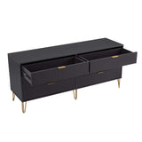 Manhattan Comfort 3-Piece Dumbo Modern 5-Drawer Tall Dresser Nightstand Combo Set