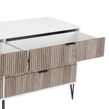 Manhattan Comfort 3-Piece Dumbo Modern 5-Drawer Tall Dresser Nightstand Combo Set