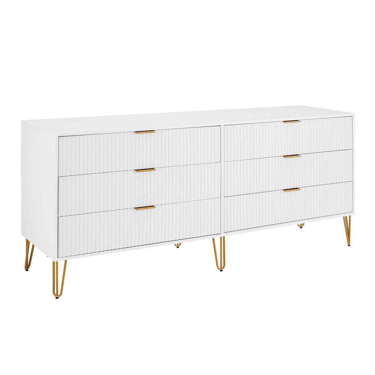 Manhattan Comfort 3-Piece Dumbo Modern 5-Drawer Tall Dresser Nightstand Combo Set