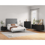Manhattan Comfort 3-Piece Dumbo Modern 5-Drawer Tall Dresser Nightstand Combo Set