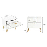 Manhattan Comfort 3-Piece Dumbo Modern 5-Drawer Tall Dresser Nightstand Combo Set