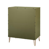 Manhattan Comfort 3-Piece Dumbo Modern 5-Drawer Tall Dresser Nightstand Combo Set