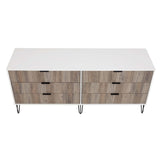 Manhattan Comfort 3-Piece Dumbo Modern 5-Drawer Tall Dresser Nightstand Combo Set