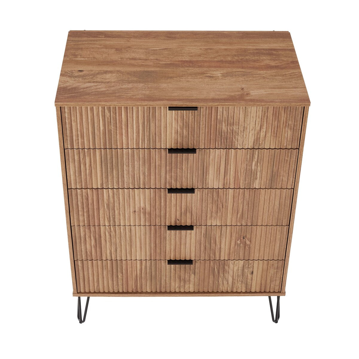 Manhattan Comfort 3-Piece Dumbo Modern 5-Drawer Tall Dresser Nightstand Combo Set