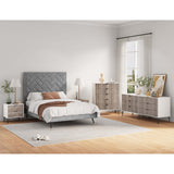 Manhattan Comfort 3-Piece Dumbo Modern 5-Drawer Tall Dresser Nightstand Combo Set