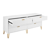 Manhattan Comfort 3-Piece Dumbo Modern 5-Drawer Tall Dresser Nightstand Combo Set