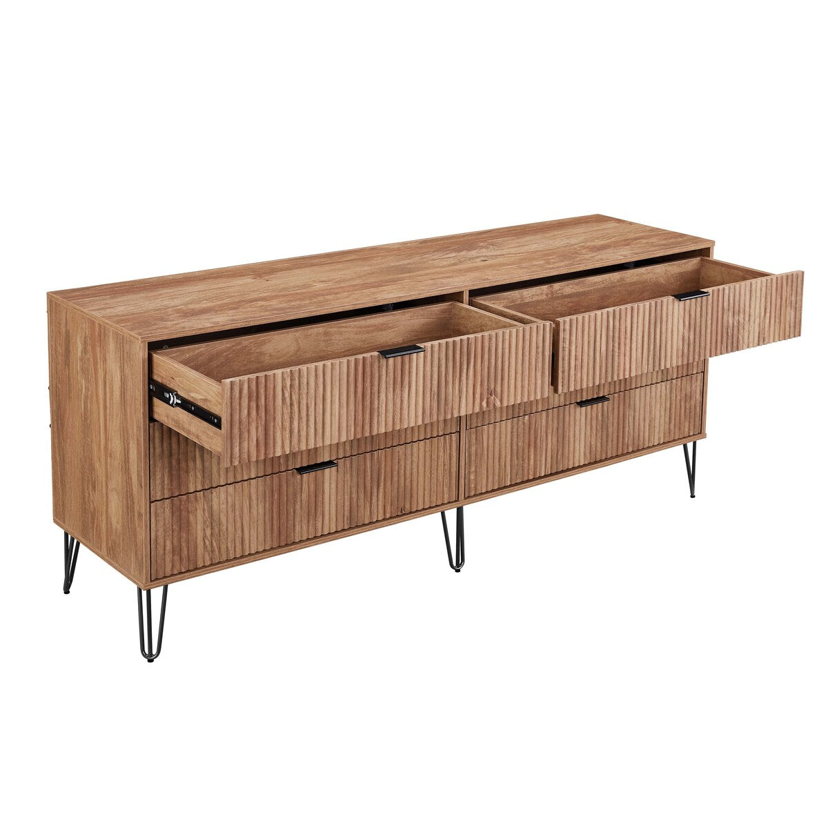 Manhattan Comfort 3-Piece Dumbo Modern 5-Drawer Tall Dresser Nightstand Combo Set