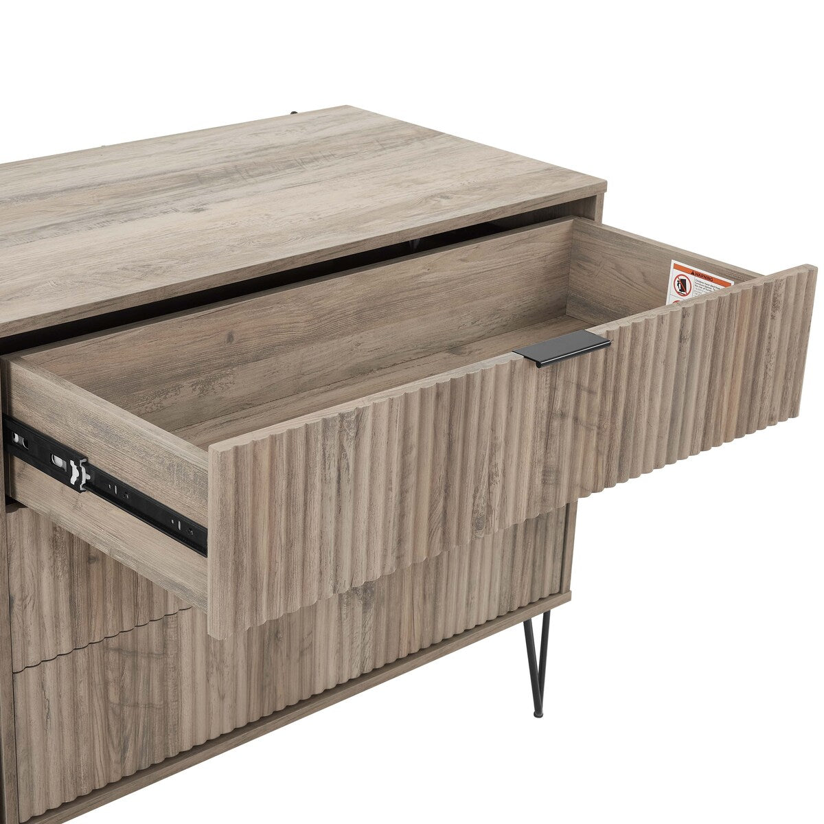 Manhattan Comfort 3-Piece Dumbo Modern 5-Drawer Tall Dresser Nightstand Combo Set