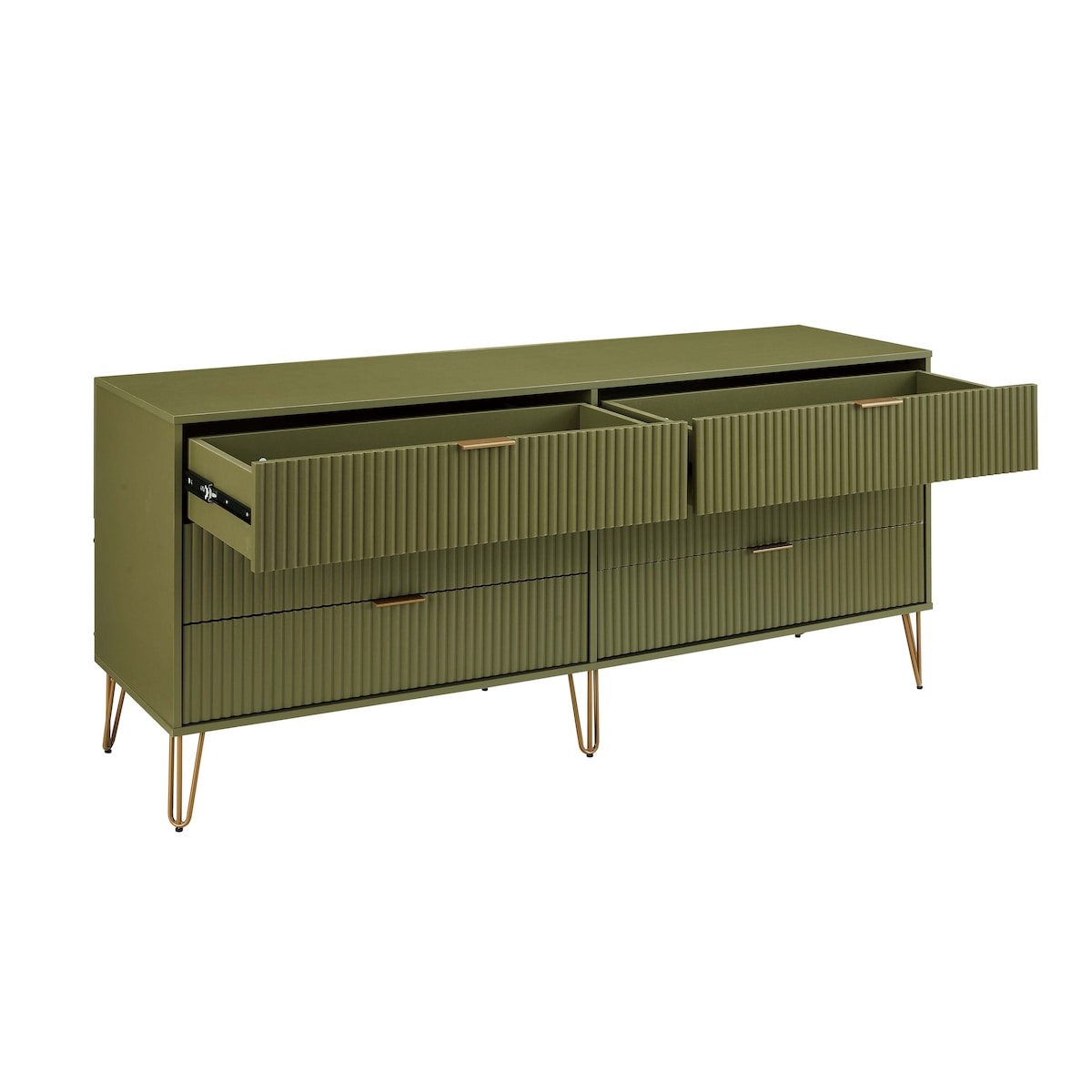 Manhattan Comfort 3-Piece Dumbo Modern 5-Drawer Tall Dresser Nightstand Combo Set