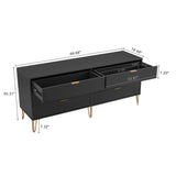 Manhattan Comfort 3-Piece Dumbo Modern 5-Drawer Tall Dresser Nightstand Combo Set
