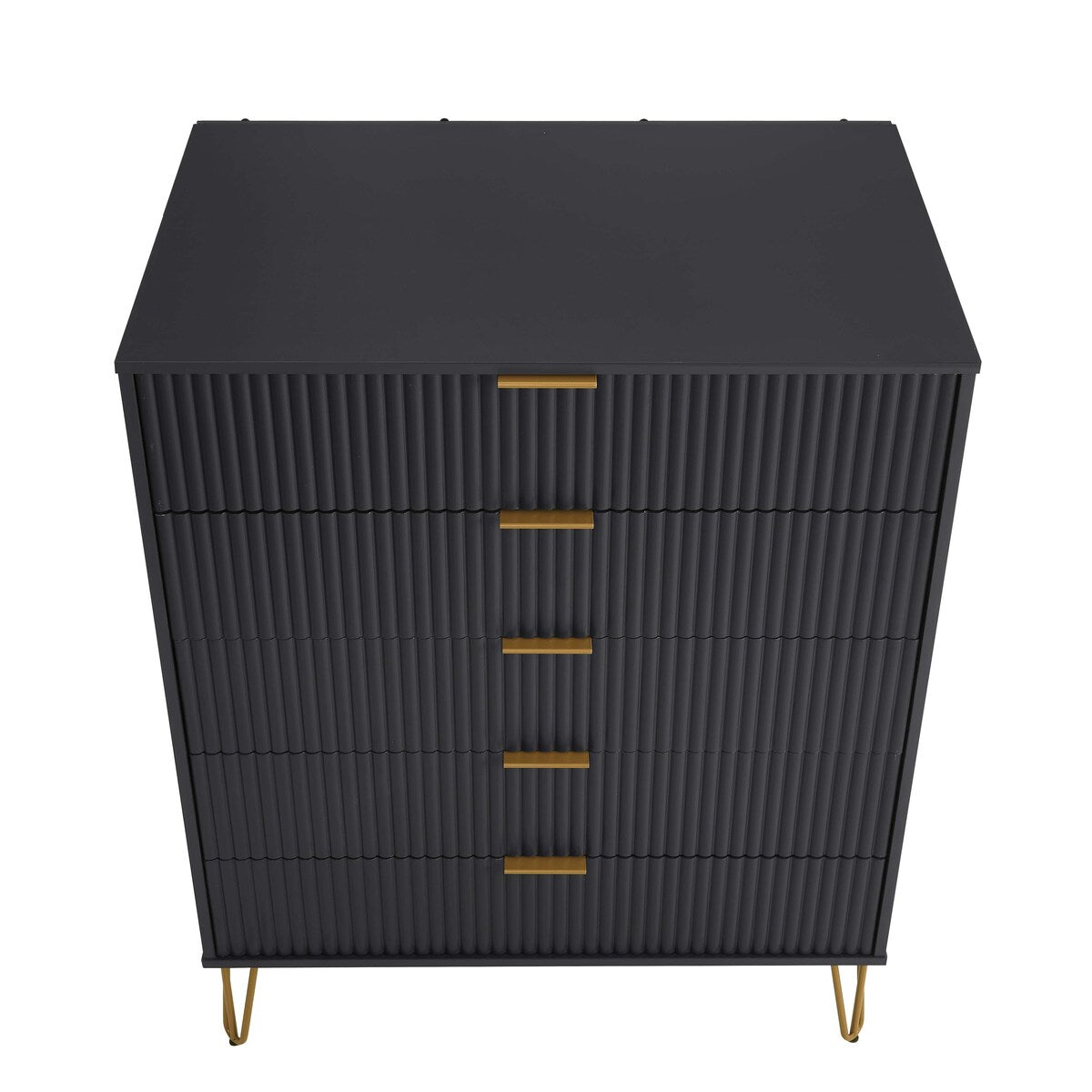Manhattan Comfort 3-Piece Dumbo Modern 5-Drawer Tall Dresser Nightstand Combo Set