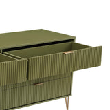 Manhattan Comfort 3-Piece Dumbo Modern 5-Drawer Tall Dresser Nightstand Combo Set