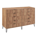 Manhattan Comfort Dumbo Modern 10-Drawer Double Tall Dresser