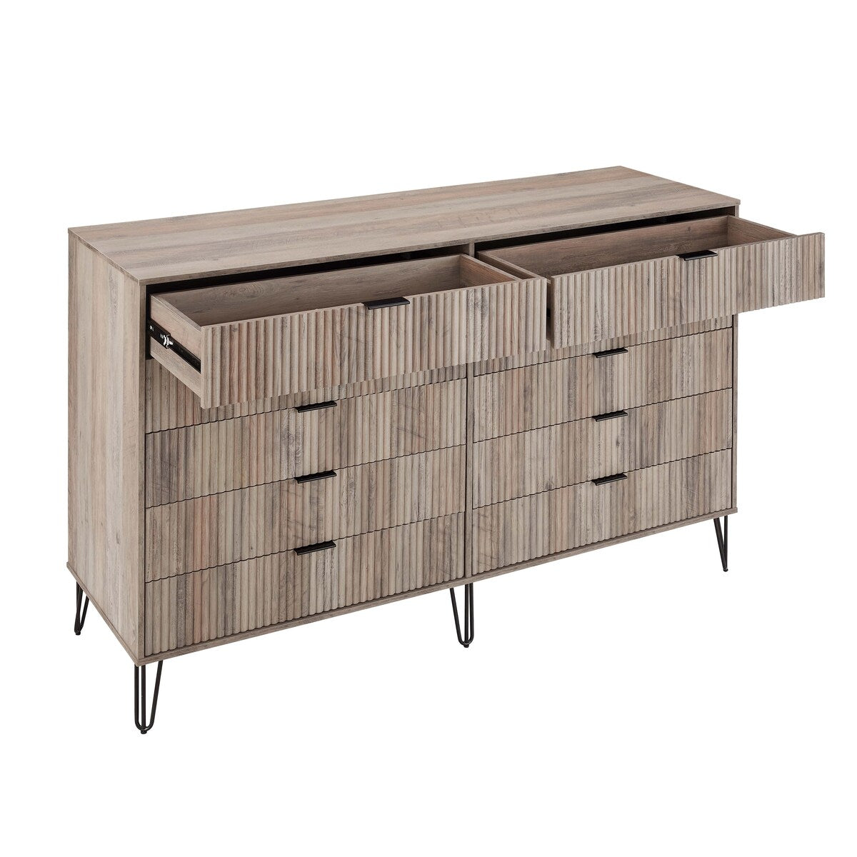 Manhattan Comfort Dumbo Modern 10-Drawer Double Tall Dresser