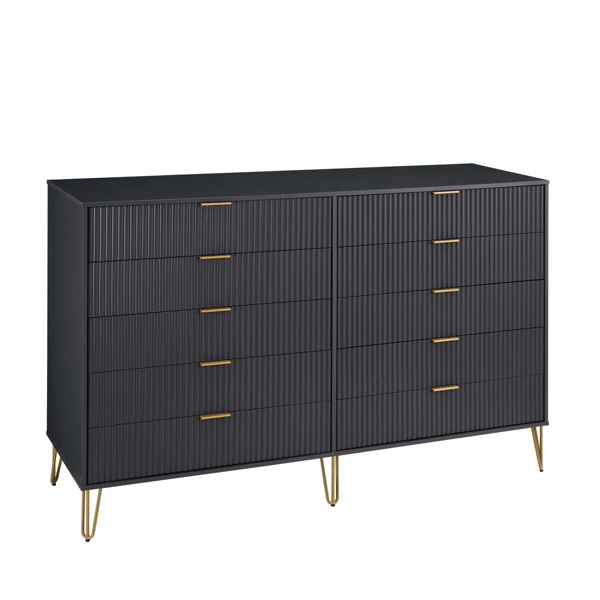 Manhattan Comfort Dumbo Modern 10-Drawer Double Tall Dresser