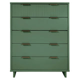 Manhattan Comfort Granville 45.27" Modern Tall 5 Drawer Dresser