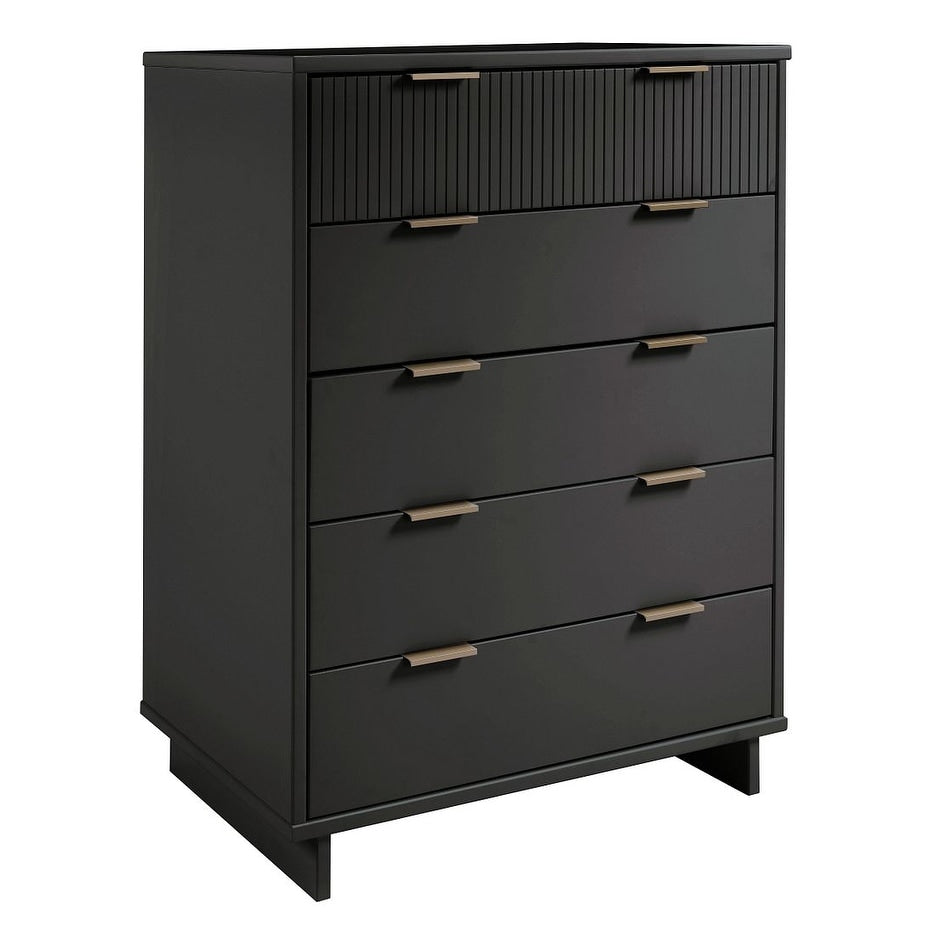 Manhattan Comfort Granville 45.27" Modern Tall 5 Drawer Dresser