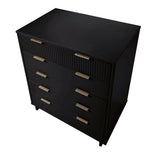 Manhattan Comfort Granville 45.27" Modern Tall 5 Drawer Dresser
