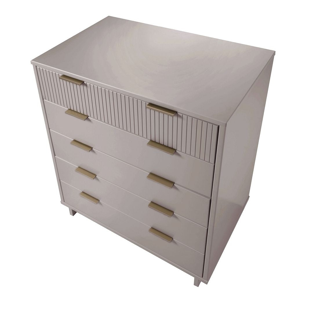 Manhattan Comfort Granville 45.27" Modern Tall 5 Drawer Dresser