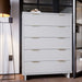 Manhattan Comfort Granville 45.27" Modern Tall 5 Drawer Dresser